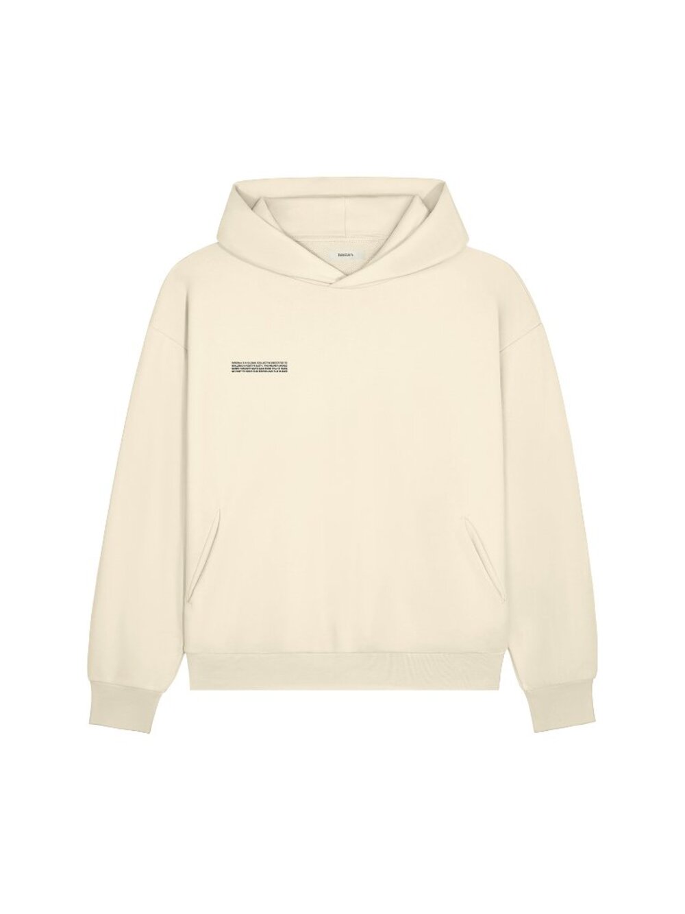 Pangaia 365 Hoodie Women Beige Organic Cotton Sweatshirt